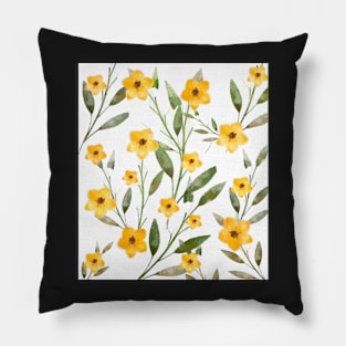 Watercolor flower #5 Pillow