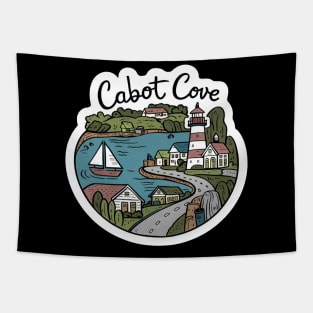 cabot cove die cut sticker FAN MADE Tapestry