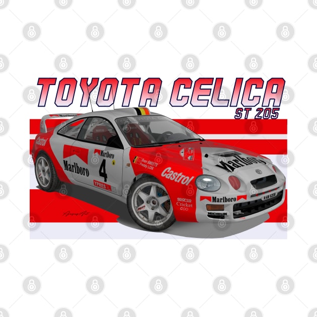 Toyota Celica ST205 by PjesusArt