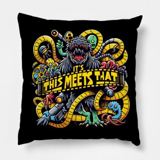 Bad Movie Monsters Attack! Pillow