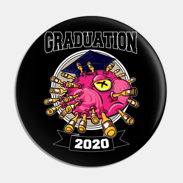 CoronaVirus Graduation Pin by eShirtLabs