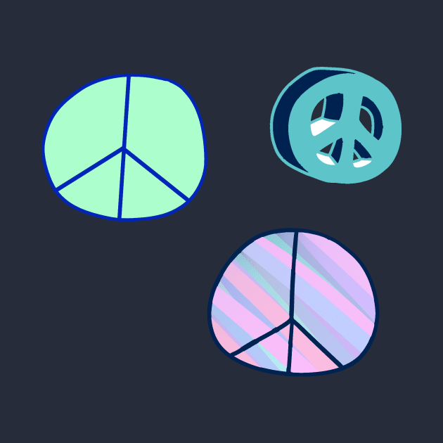 Three Peace Signs by saradaboru