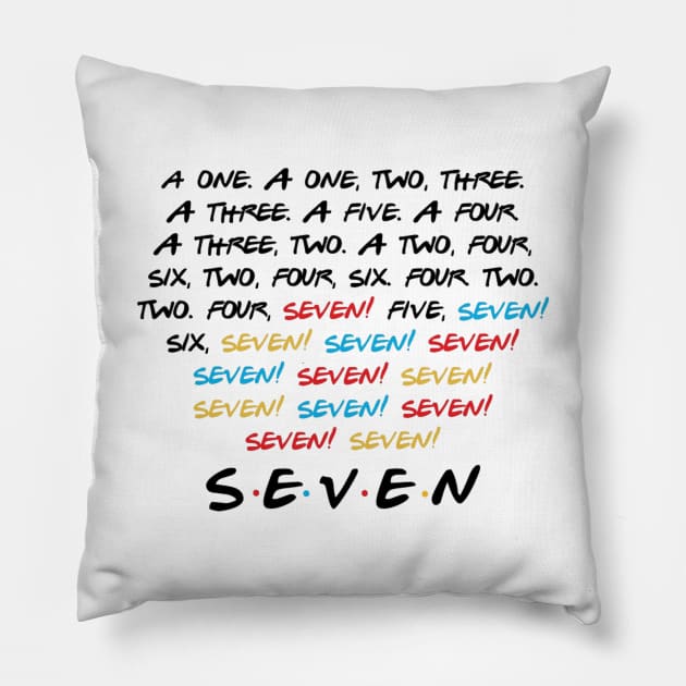 "Seven." Pillow by sunkissed