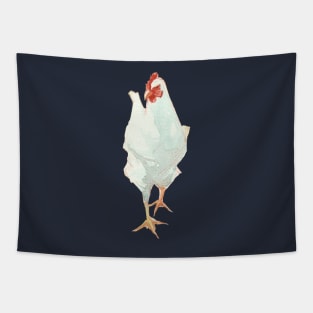 Watercolor Proud Hen #2 Tapestry