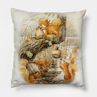 “Squirrel Nutkin and Friends” by Beatrix Potter Pillow