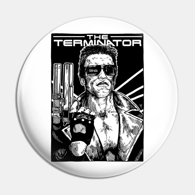 Schwarzenegger Pin by DesecrateART