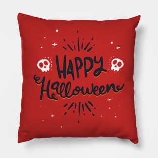 Happy Halloween Design Pillow