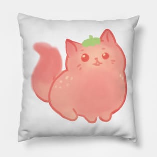 strawberry arson cat (no text) Pillow