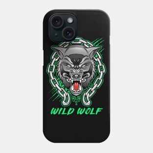 Angry Spooky Wild Big Teeth Wolf Phone Case