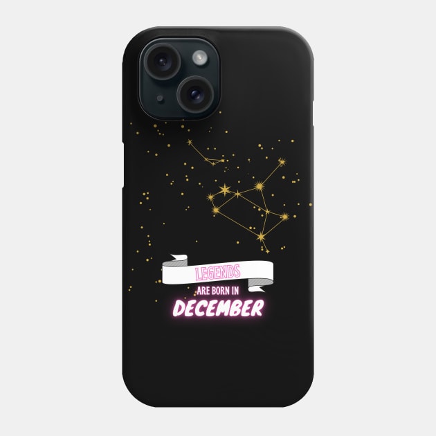 Born in December - Sagittarius Phone Case by la chataigne qui vole ⭐⭐⭐⭐⭐