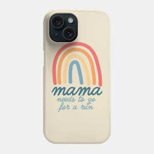 Mama Needs To Go For A Run Bohemian Rainbow Mothers Day Phone Case