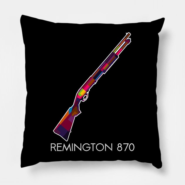Remington 870 Tacticle Pillow by wpaprint