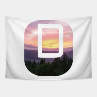 Initial D Sunset Photograph Tapestry