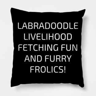 Labradoodle Livelihood Pillow