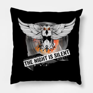 When The Owl Sings The Night is Silent Pillow