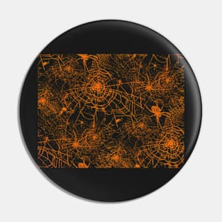 Spiders - Orange Pin