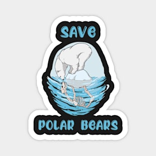 Save Polar Bears Magnet