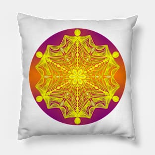 Snowflake Sunset Pillow