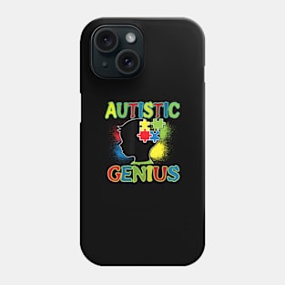 Autism T-ShirtAutism Genius Autism Awareness T Shirt For Women Men Kids T-Shirt Phone Case