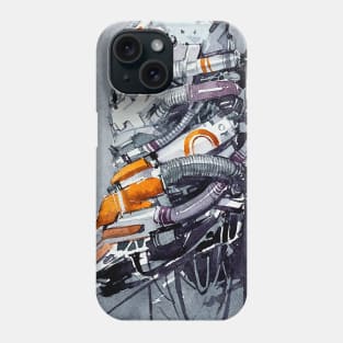 Watercolor bot Phone Case