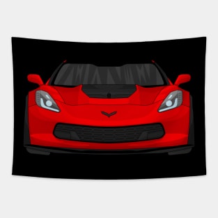 Z06 DARK-RED Tapestry