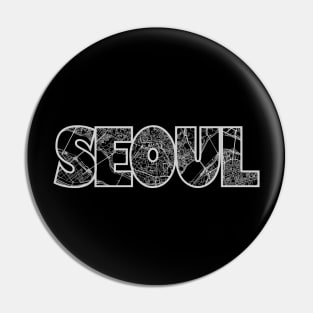 Seoul Street Map Pin