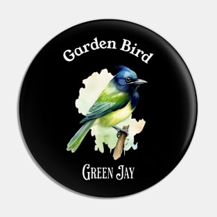 Garden Bird Green Jay Pin