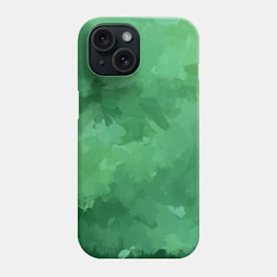 Green of Dream Abstract Painting Phone Case