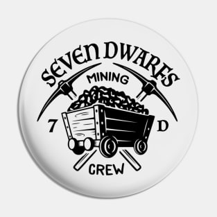 7 Dwarfs Mining Crew Pin