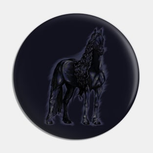 Blue horse Pin