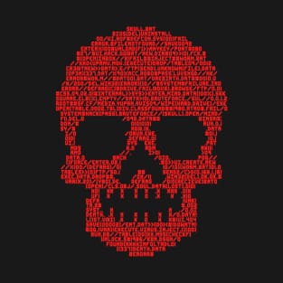 Cyber Red Skull T-Shirt