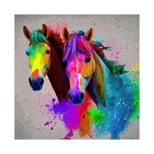 Colorfull horse vector T-Shirt