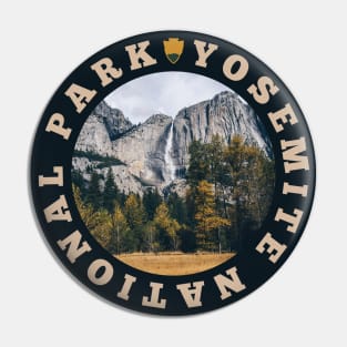 Yosemite National Park circle Pin