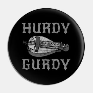 Hurdy Gurdy, Gurdyist Heavy Rock Musician Folk Metal Pin