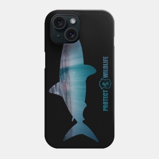 Protect Wildlife - Nature - Shark Silhouette Phone Case