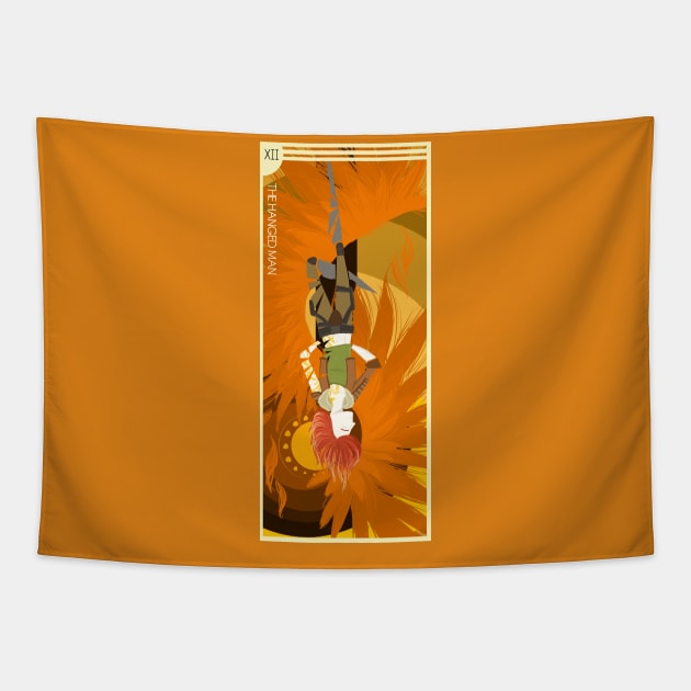 The hanged sales man tapestry