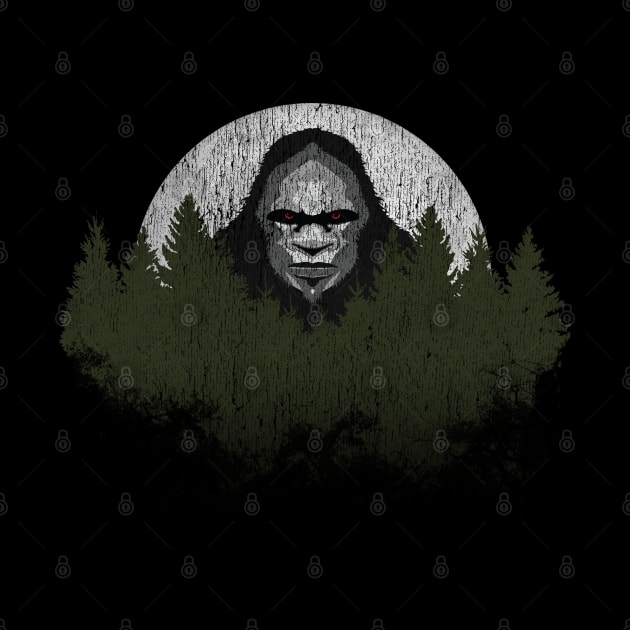 Visit Camp Sasquatch - Camping Moon Bigfoot TDesign SF4 by Vector Deluxe