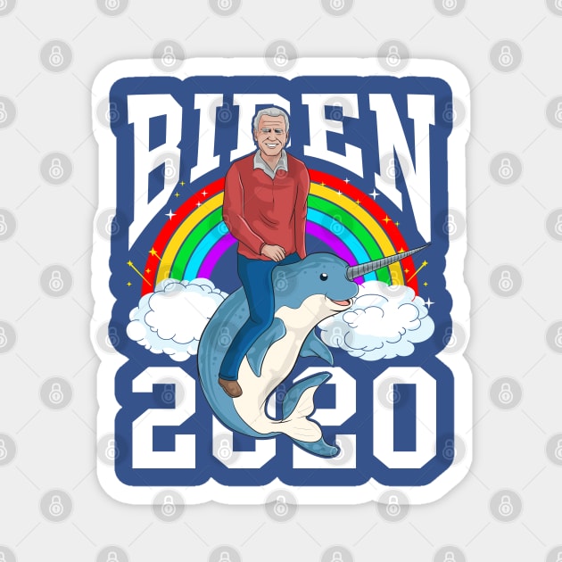 Joe Biden 2020 Election Narwhal Democrat Magnet by E