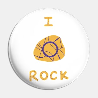 Copy of Pride rocks - intersex Pin