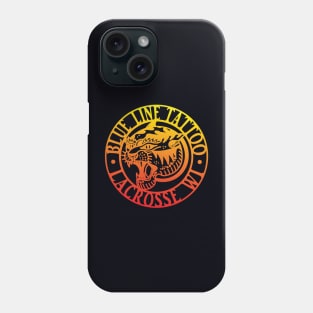 Blue Line Tattoo La Crosse WI Sunset Graphic Tiger Phone Case