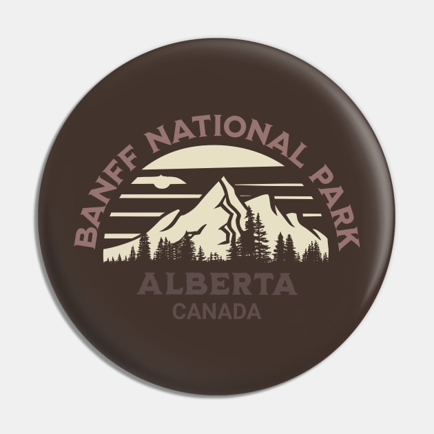 BANFF National Park - Alberta Canada Pin by RetroColors