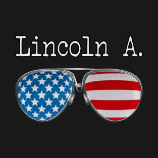 USA PILOT GLASSES - ABRAHAM LINCOLN T-Shirt