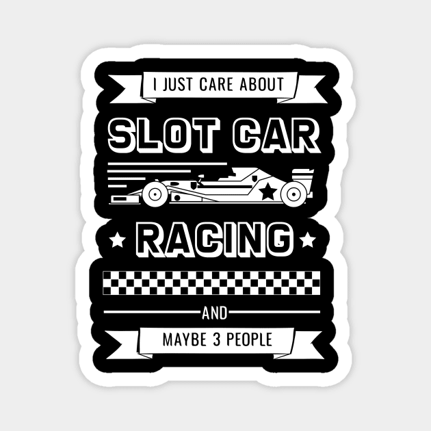 Slot Car Racing Magnet by TheBestHumorApparel