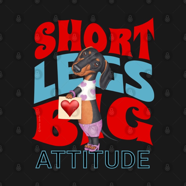 Short Legs Big Attitude by Danny Gordon Art