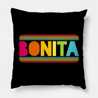 Bonita - Beautiful - retro design Pillow