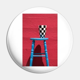 Blue stool Pin