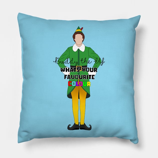 Buddy the elf Pillow by Master Of None 