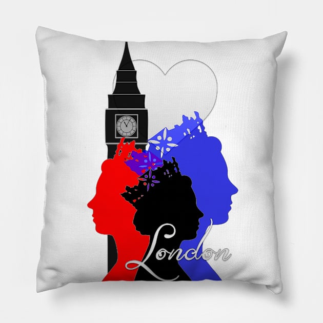 London Pillow by Crazydodo