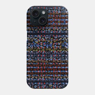 Colourful gradient unique flowers leopard stripes abstract modern 220 Pattern Phone Case