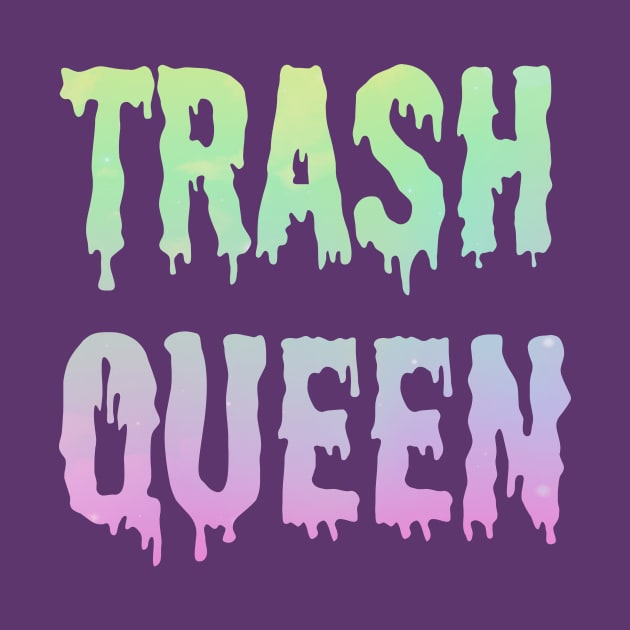 Rainbow Trash Queen by GlitterButt